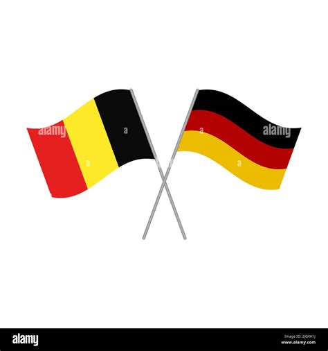 belgian and german flags